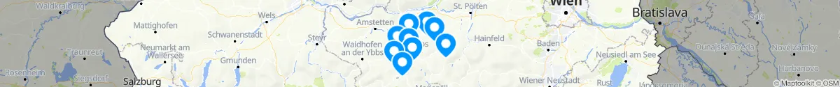 Map view for Pharmacies emergency services nearby Sankt Anton an der Jeßnitz (Scheibbs, Niederösterreich)
